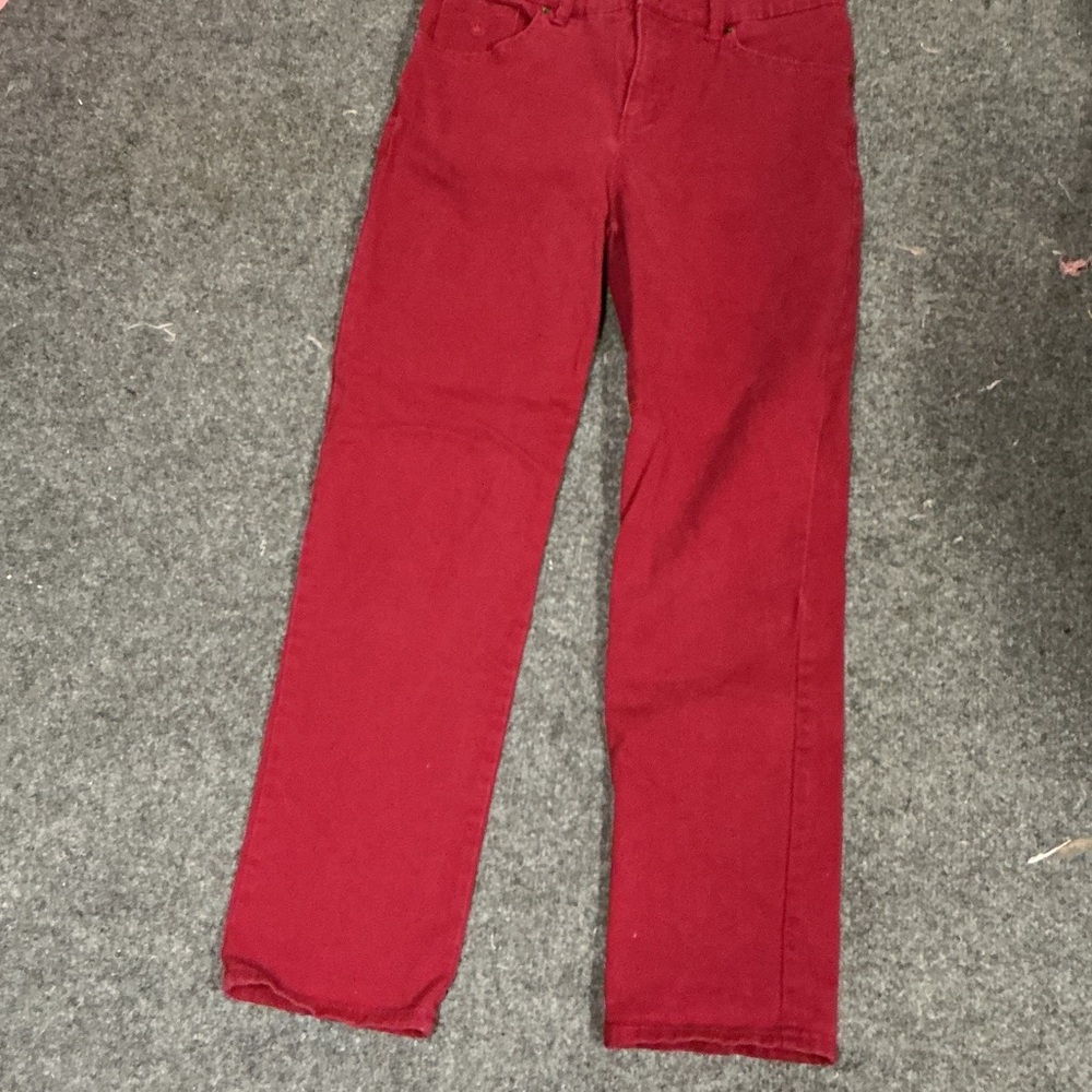Gloria Vanderbilt Wine Straight Leg Jeans